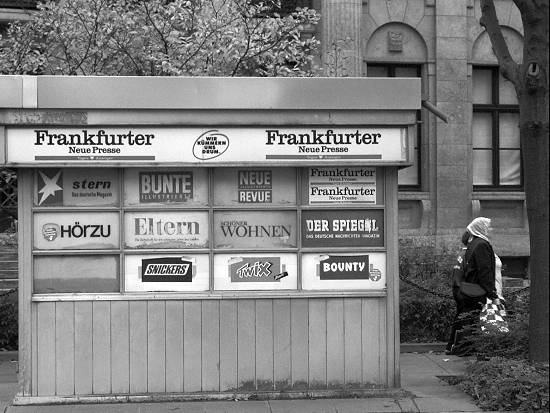 kiosk in Frankfurt | Zeitungskiosk in Frankfurt